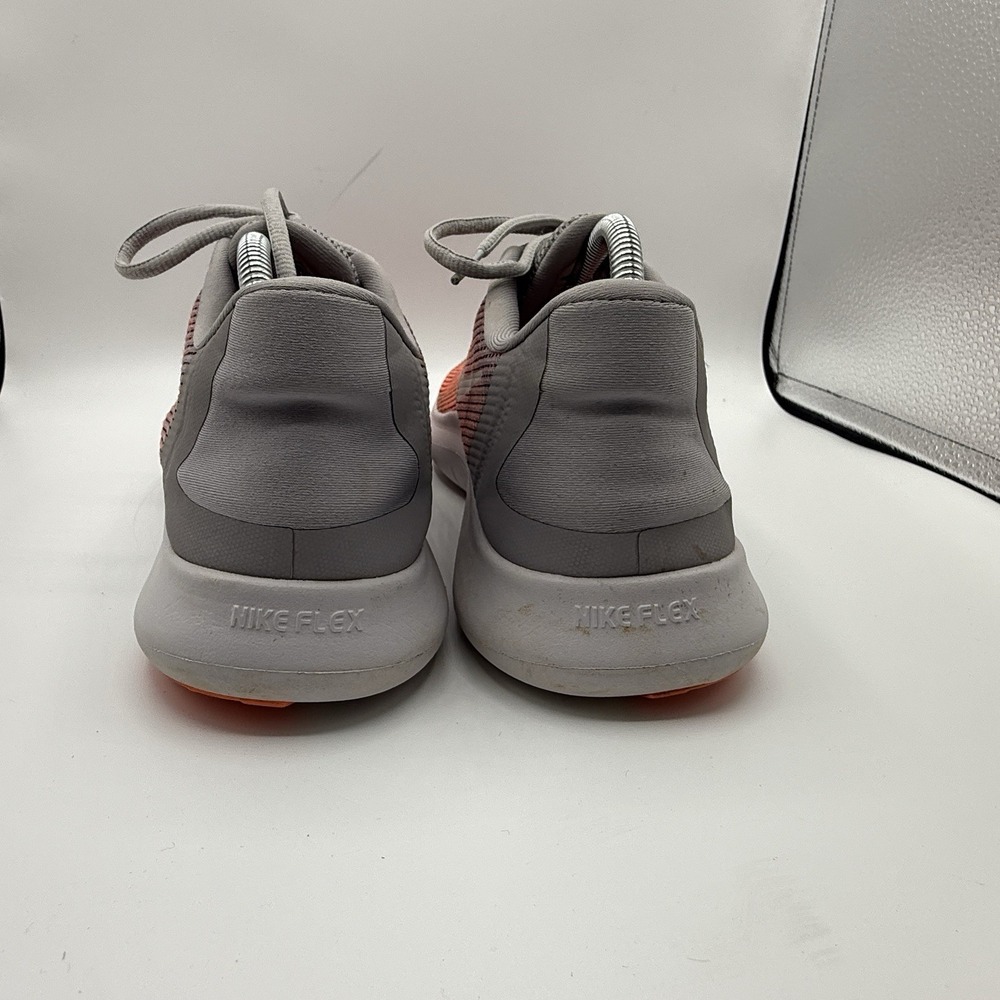 Nike Women's Flex 2018‎ AA7408 005 RN Running Shoes Pink And Grey Shoes Size 11 - Picture 4 of 8